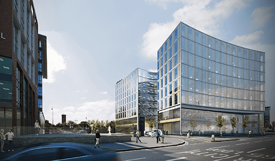Town Centre Securities have secured outline consent for 325,000 sq ft of office accommodation over three buildings at Whitehall Riverside