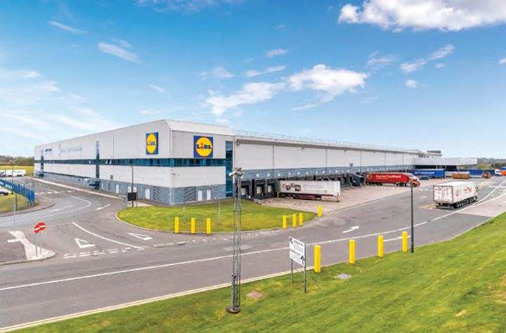 Lidl unit at Deans Industrial Estate which is marketed by Savills