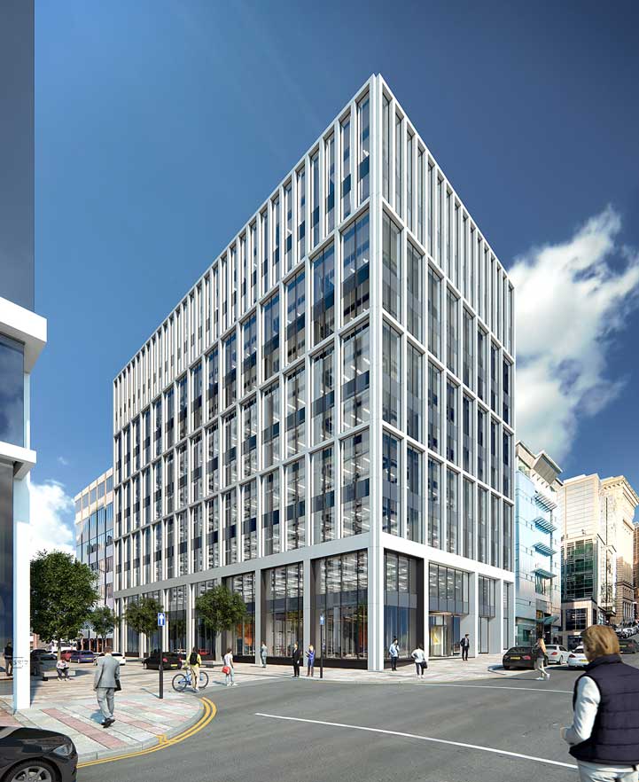 Cadworks, which was speculatively developed by FORE, aims to be the most sustainable office building in Scotland. Savills is joint letting agents on the scheme