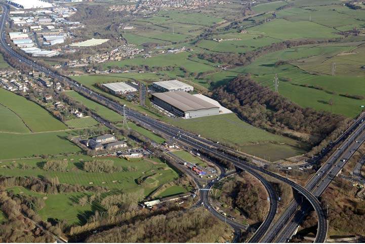 Super B fronting J26 of the M62 where Savills are marketing 230,000 sq ft available summer 2021